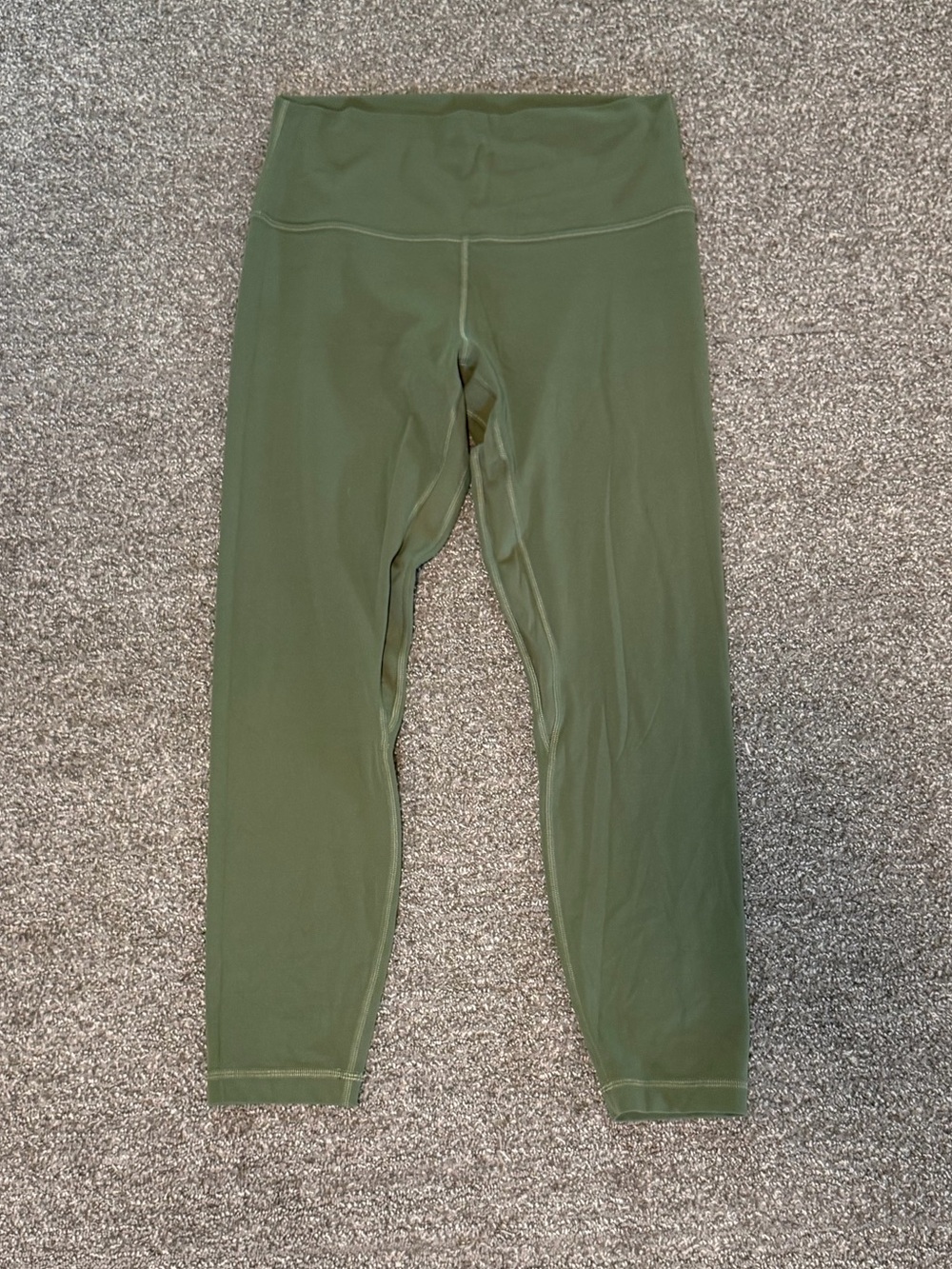 Lululemon Align Tights Crop 24” Green Sz 10 - Picture 2 of 6
